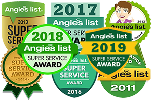 Angies List 2011-2019 Super Service Awards