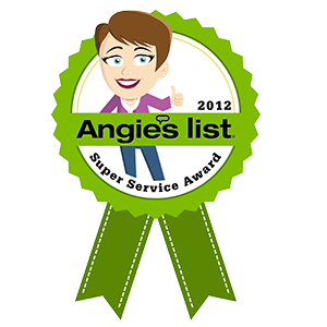 Angies List 2012 Super Service Award