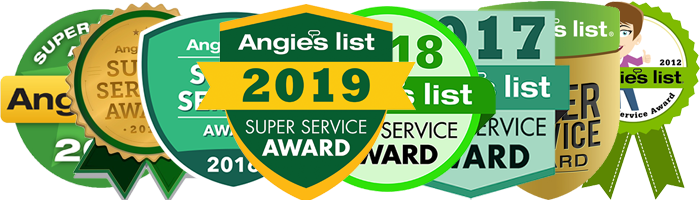 8 Year Angie's List Super Service Award Winner