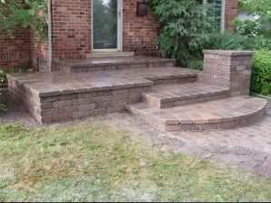 Berkley MI Brick Paver Porch