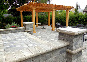 Oakland County MI Brick Paver Patio