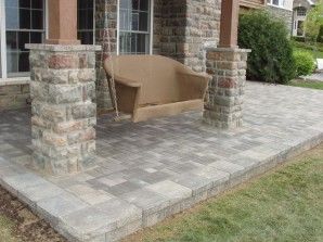 Lathrup Village MI Brick Paver Porch