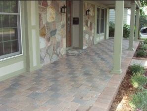 Oakland Twp MI Brick Paver Porch