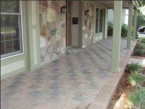 Commerce Twp MI Brick Paver Porch