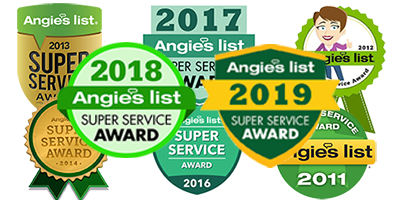 Angies List 2011-2019 Super Service Awards