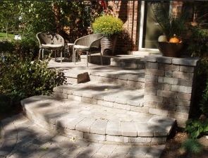 Livonia MI Brick Paver Porch