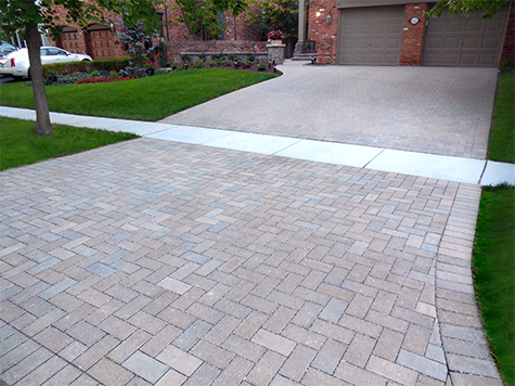 Birmingham Michigan Paver Driveway