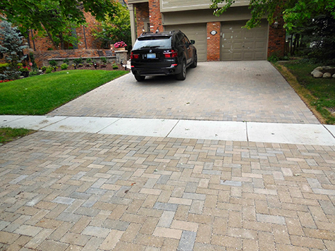 Novi Michigan Paver Driveway