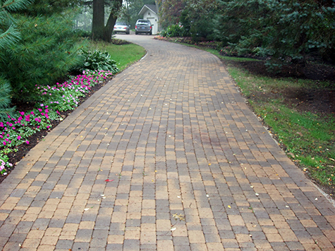 Rochester Michigan Paver Driveway