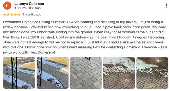 latonya coleman GR patio walkway PUR photos